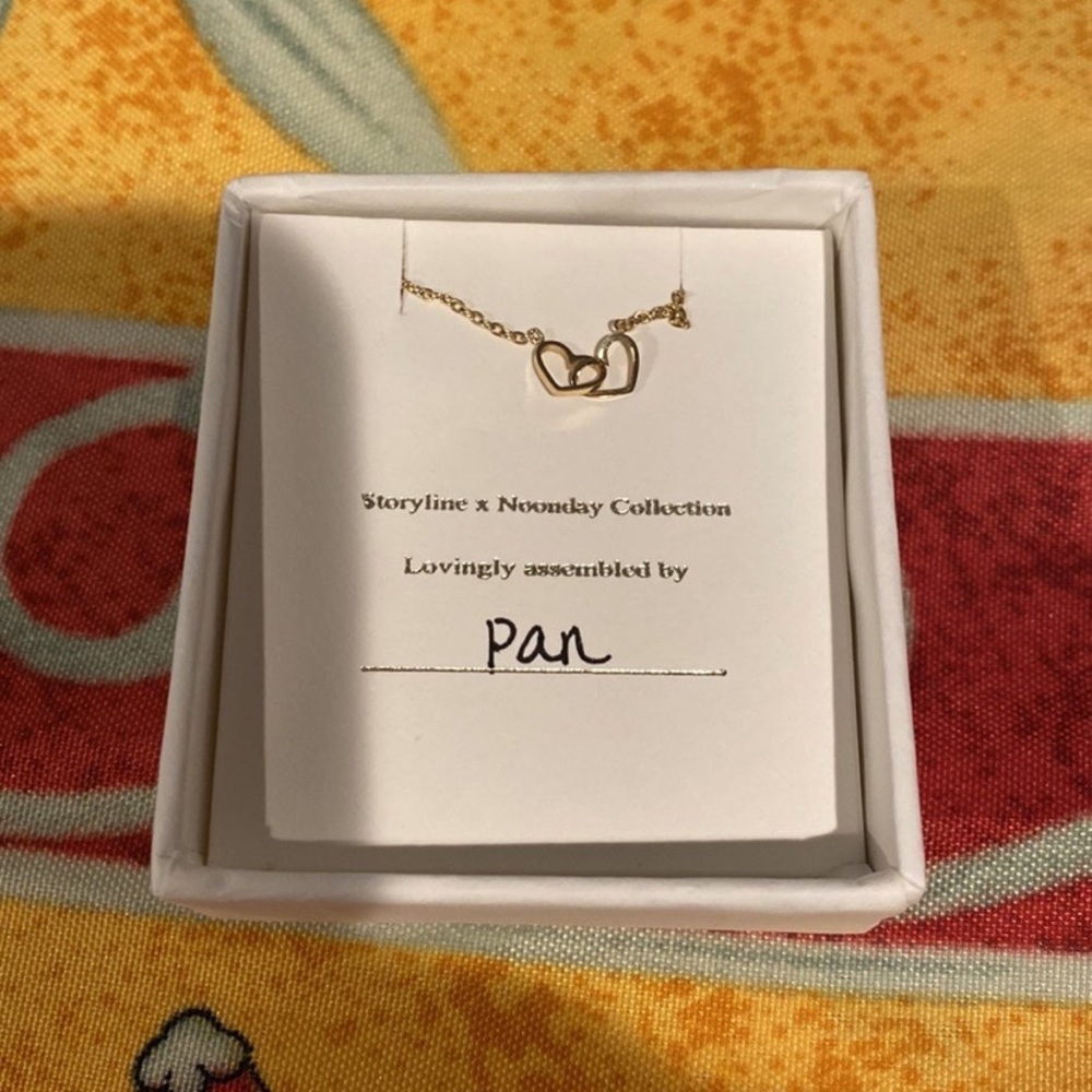 Noonday Collection Mini Heart Necklace (read description and view all photos)